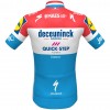 Completo Maglia + Pantaloncino con bretelle 2020 Quick-Step Floors Lussemburgo Campioni N001